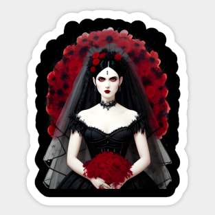 Gothic Bride Sticker